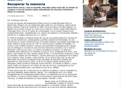 Ella(s) - El País - Uruguay - 2011